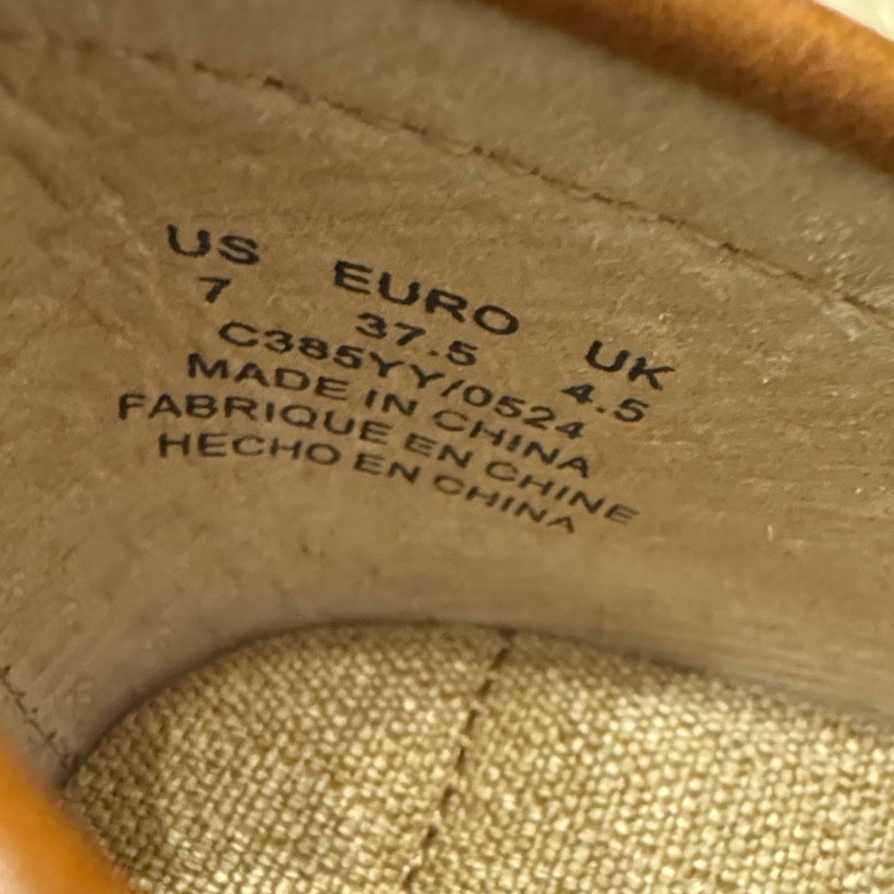 Kelsi Dagger Tan Leather Loafers - Picture 5 of 5